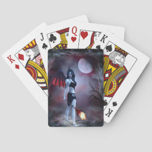 Moon fire Succubus Spielkarten