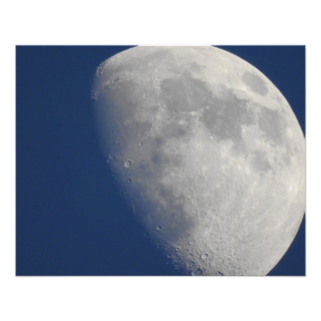 Moon Foto Nah Up Craters (Vorne)