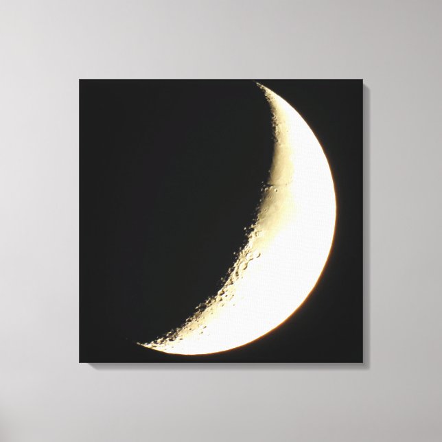 Moon Fotografy Art Canvas Print Leinwanddruck (Vorderseite)