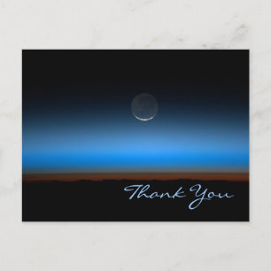 Moon From Space Danke Postcard Postkarte