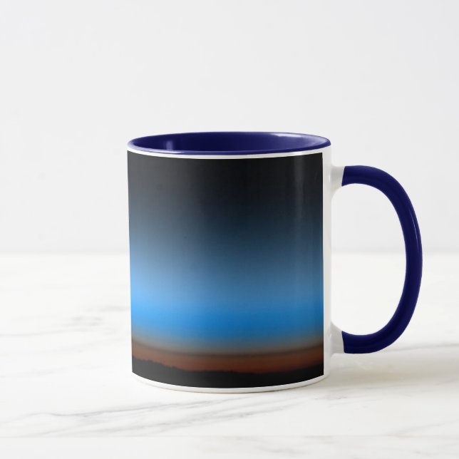 Moon From Space Keramik Tasse (Rechts)