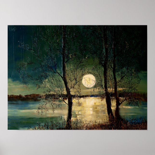 Moon, Gegenwartskunst, Poster (Vorne)