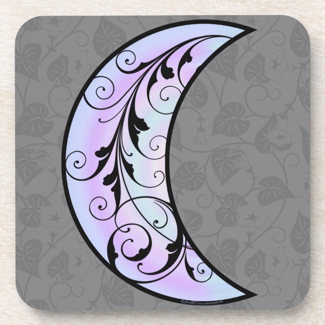 Moon Getränkeuntersetzer (Vorderseite)