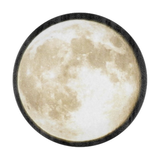 MOON Glasspanplatte | m3galleryStudio Schneidebrett (Vorderseite)