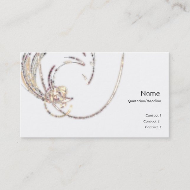 Moon Glitzer Visitenkarte (Vorderseite)