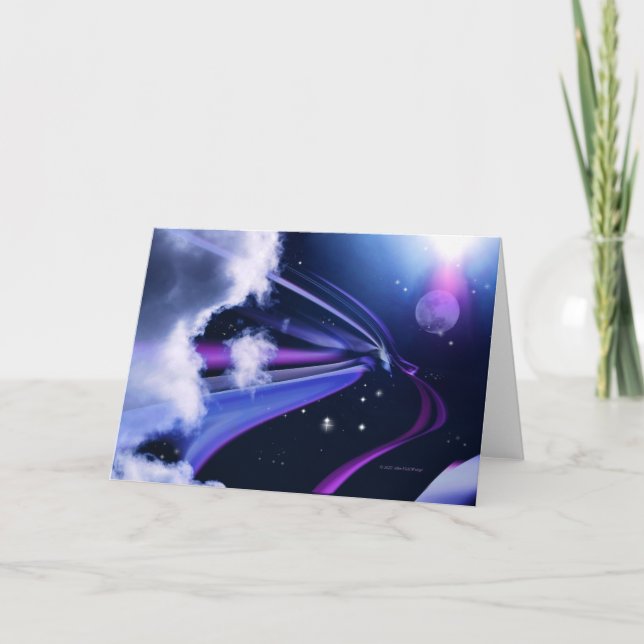 "Moon Glow #4" Karte (Vorderseite)