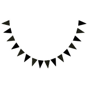 Moon Glow Party Banner (schwarz & weich gelb)
