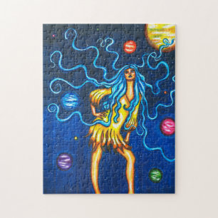 Moon Goddess Celestis Fantasy Original Art