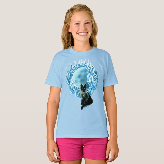 Moon Goddess Fairy Cat T - Shirt (Vorne ganz)