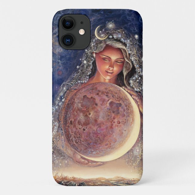 Moon Goddess iPhone 11 Handy Fall Case-Mate iPhone Hülle (Rückseite)