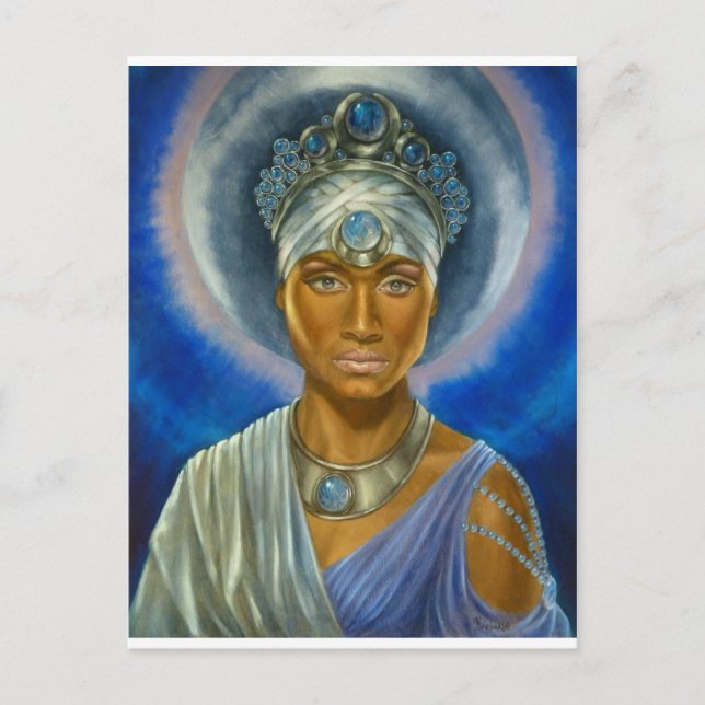 Moon Goddess Postkarte (Vorderseite)