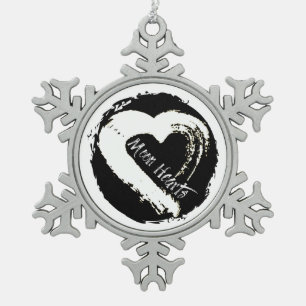 Moon Heart Car Ornament