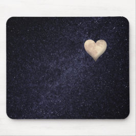 Moon Heart Mousepad