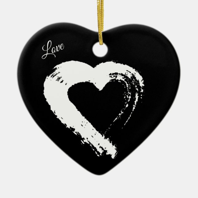 Moon Heart Ornament (Vorne)