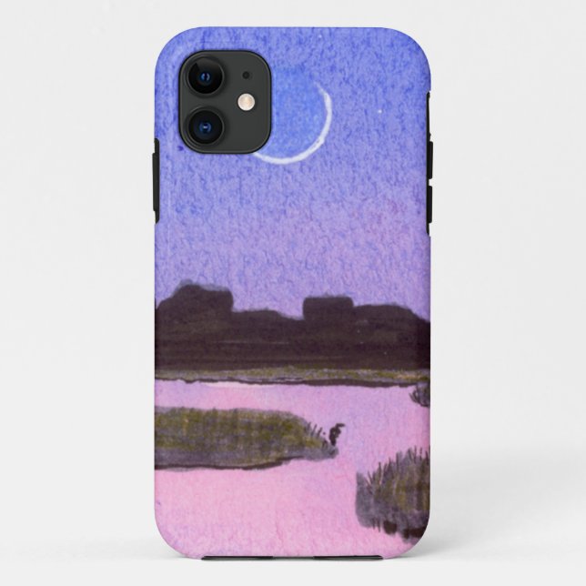 Moon & Heron Case-Mate iPhone Hülle (Rückseite)