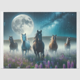 Moon Horses Seidenpapier