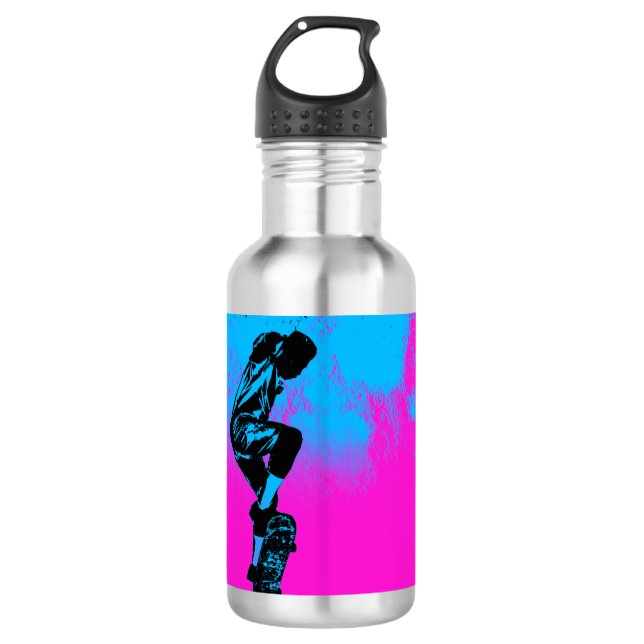 Moon Jumping- Edelstahlflasche (Vorderseite)