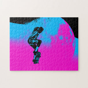 Moon Jumping - Skateboard Jigsaw Puzzle