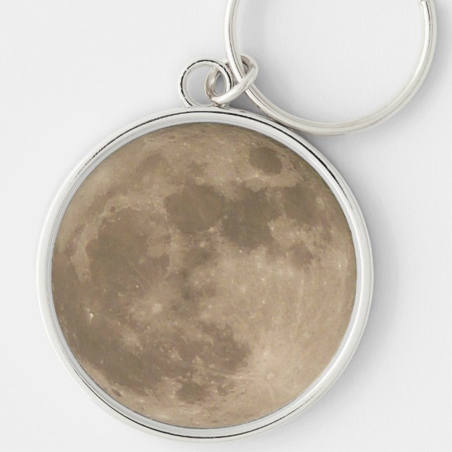Moon Key Chain Romantic Astrologischer Mondgeschen Schlüsselanhänger (Vorne)