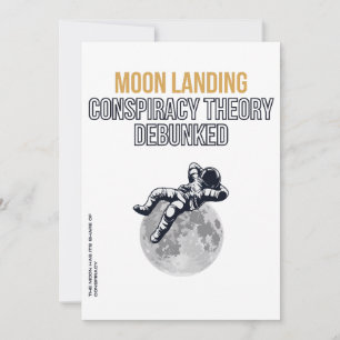 Moon Landing Conspiracy Theory Einladung