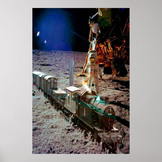 Moon Landing Express Poster (Vorne)