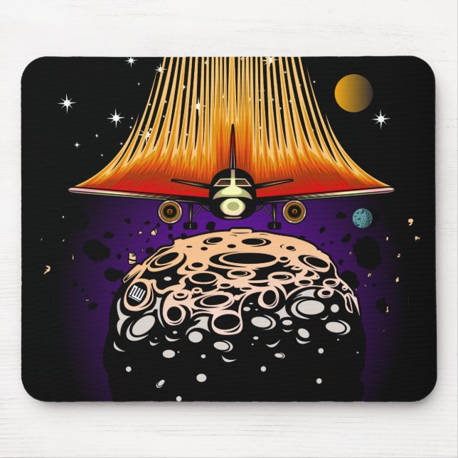 Moon Landing Mousepad (Vorne)