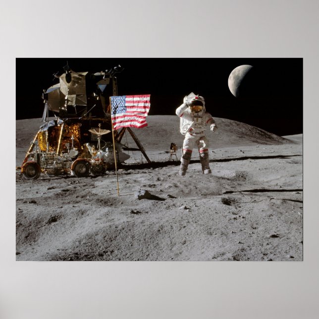 Moon Landing or is it? Poster (Vorne)