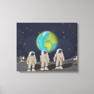 Moon Landings Leinwanddruck