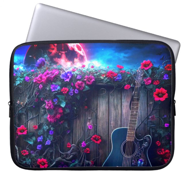 Moon Laptopschutzhülle (Vorderseite)