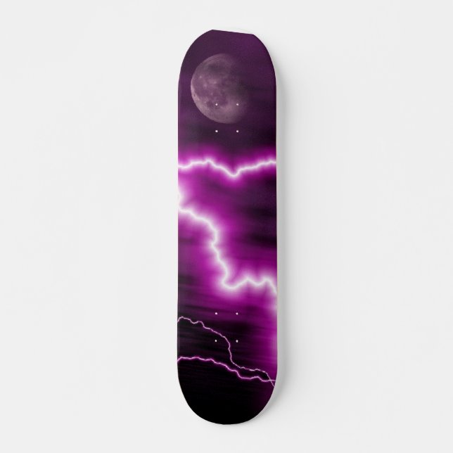 Moon&Lighting Skateboard (Vorne)