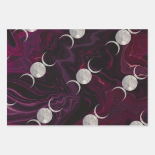 Moon Magic Abstrakt Wrapping Paper Geschenkpapier Set