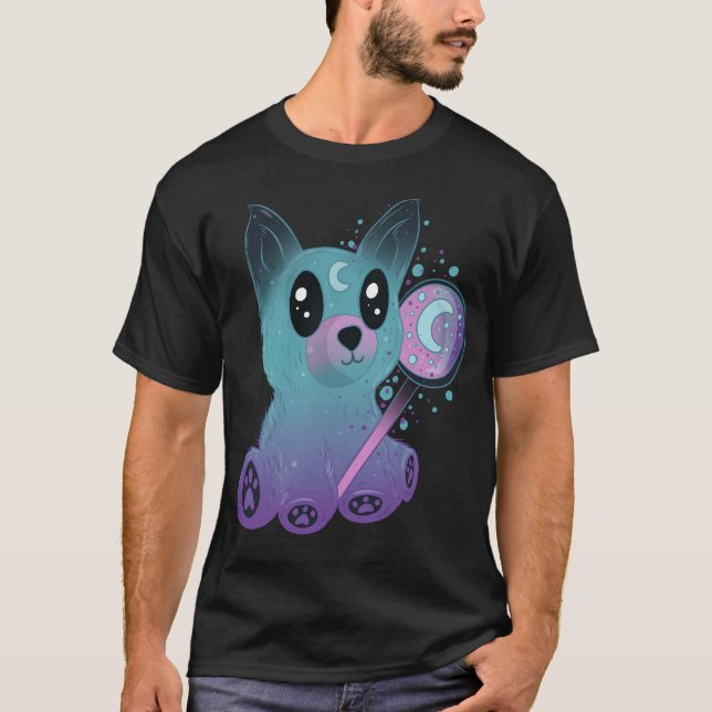 Moon Magical Wolf T-Shirt (Vorderseite)