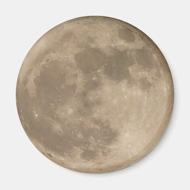 Moon Magnet Vollmond Kühlschrankmagnete Geschenke (Vorne)