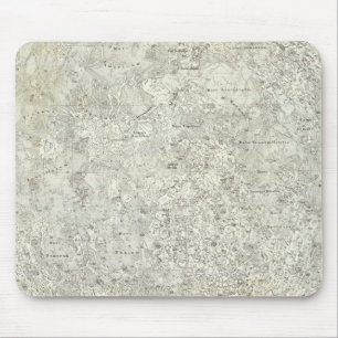 Moon Map Mousepad