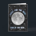 Moon, Mars & Aliens Kid Birthday Karte<br><div class="desc">Ein Space-Themed birthday card for kids or kids at heart. Die Front Feature the Surrounded by Stars haben wir schwarz background. "Shoot for the moon. Even if you Miss... " Tor the Inside Holds überraschte. Instead of finishing, "you'll land among the stars", the card reads, "maybe you'll meet an alien"....</div>