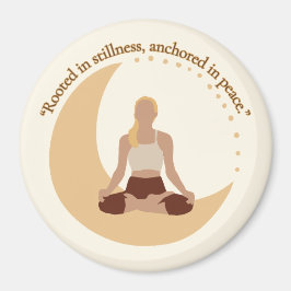 Moon Meditation – Celestial Wellness Magnet