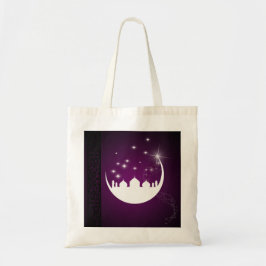 Moon mit Moschee-Silhouette - Tasche des Haushalts