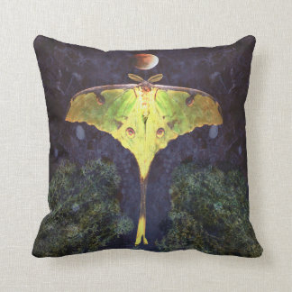 Moon Moth Pillow Kissen