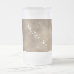 Moon Mug Pleine lune personnalisée Bière Verre Moo