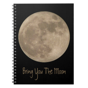 Moon Notebook Custom Full Moon Journal Buchgeschen Notizblock