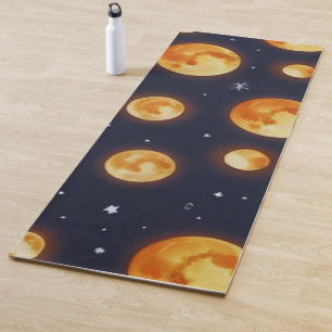 Moon on Fire Muster Yogamatte
