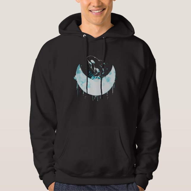 Moon Orca Hoodie (Vorderseite)