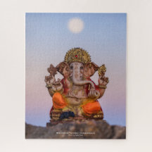 Moon Over Ganeshji, 16x20 Puzzle