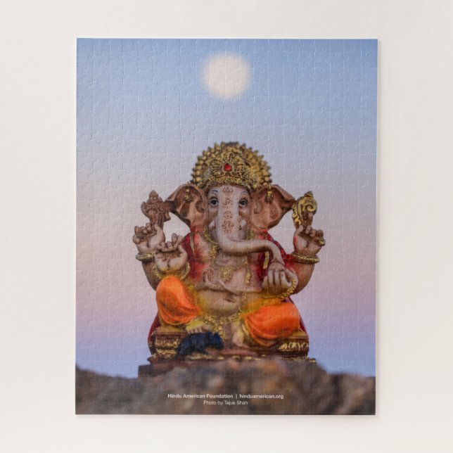 Moon Over Ganeshji, puzzle de 16x20 (Vertical)