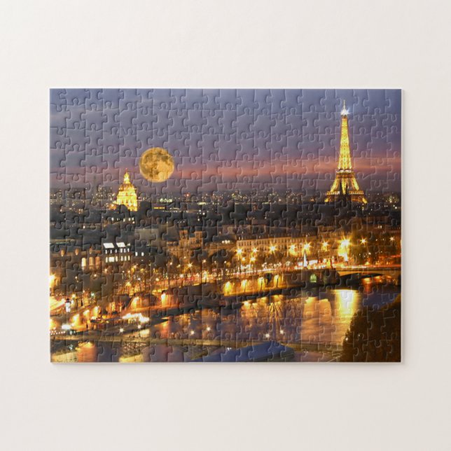 Moon over Paris (Horizontal)