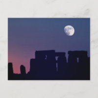 Moon Over Stonehenge | Wiltshire, England