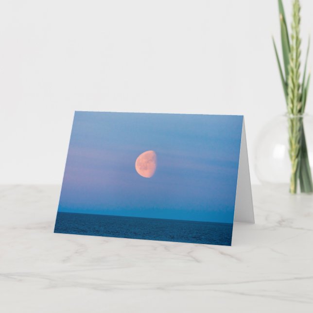 Moon Over the Bering Sea | Russia Far East Karte (Vorderseite)