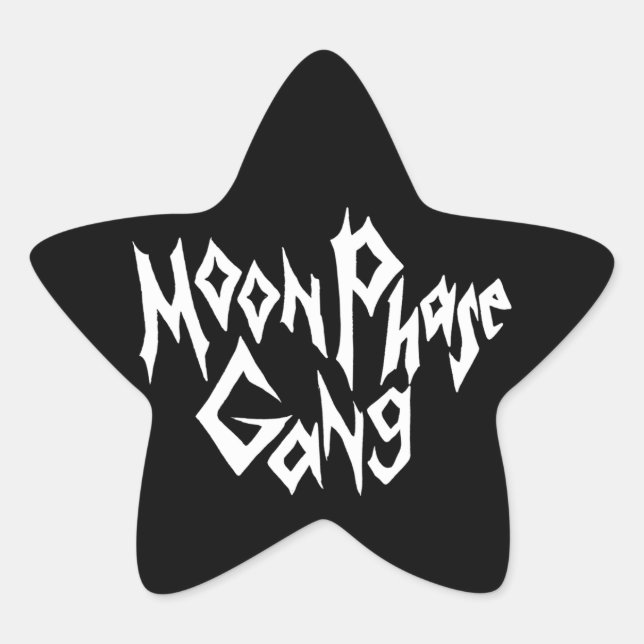 MOON PHASE GANG Aufkleber (Vorderseite)
