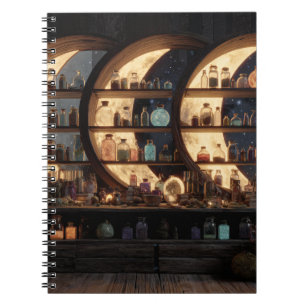 Moon-Phase-Shelf-Notebook Notizblock