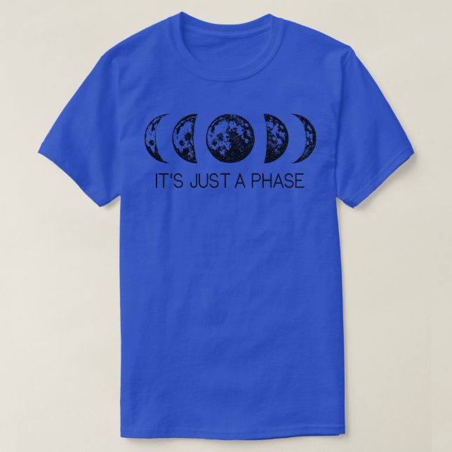 Moon Phases Astronomie T-Shirt (Design vorne)